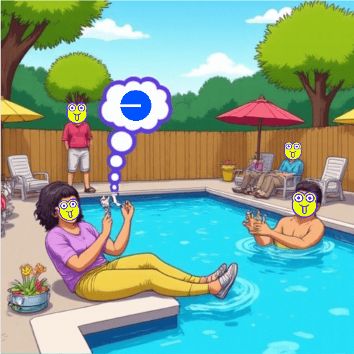 Base summer pool party