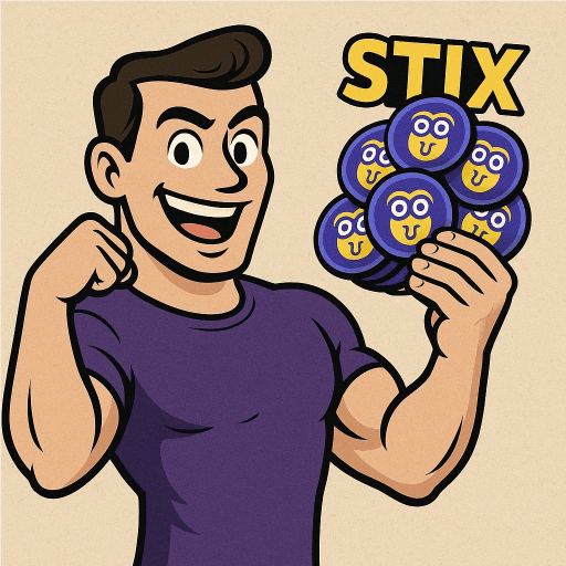 Flexin’ bags, stackin’ $STIX 💪