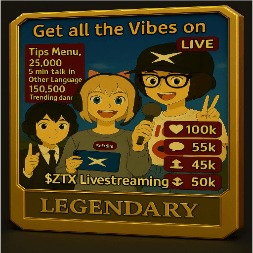 Good vibes on $ZTX LiveStreaming
