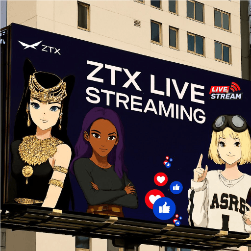 Fresh drop alert! $ZTX LiveStreaming