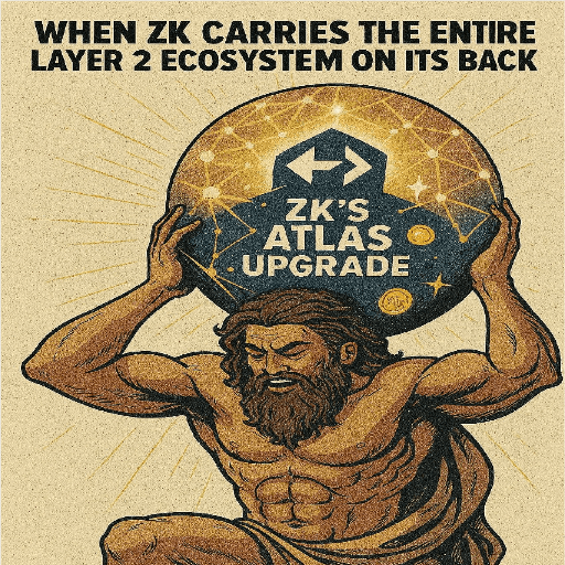 Atlas Holding the Blockchain 