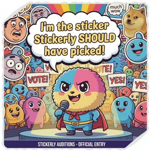 Mascot Stickerly Never Made