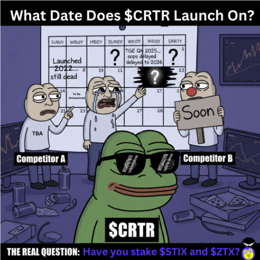 When $CRTR Launch? Stay Ready!
