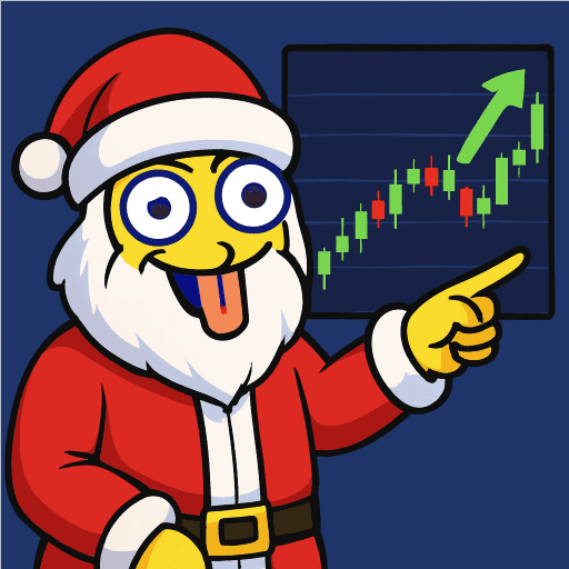 Up Only in December - Santa’s bullish and tongue-out thrilled! 🎅📈
