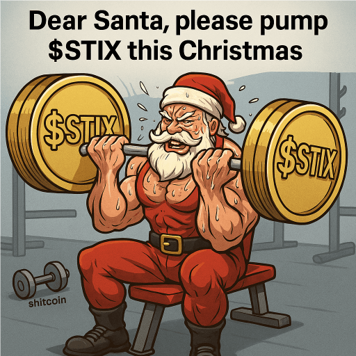 Gym Bro Santa Pumping Iron